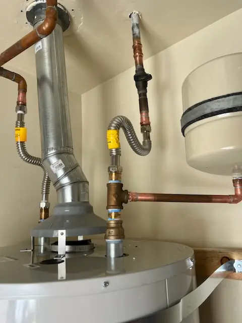 Water heater installation and plumbing repair in Sandy
